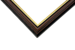 Dark Wood with Gold Inlay - Metric