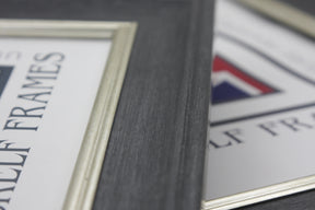 Dark Grey with Silver Inlay Cornwall Frame