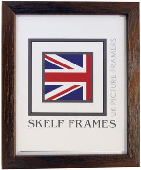 Brown Thin Driftwood Frame - Metric