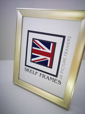 Bevelled Champagne Silver Frame