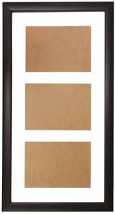 20 x 10 Matt Black Frame