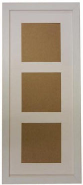 White Phoenix Multi Aperture Frame -20" x 8" - With Glass
