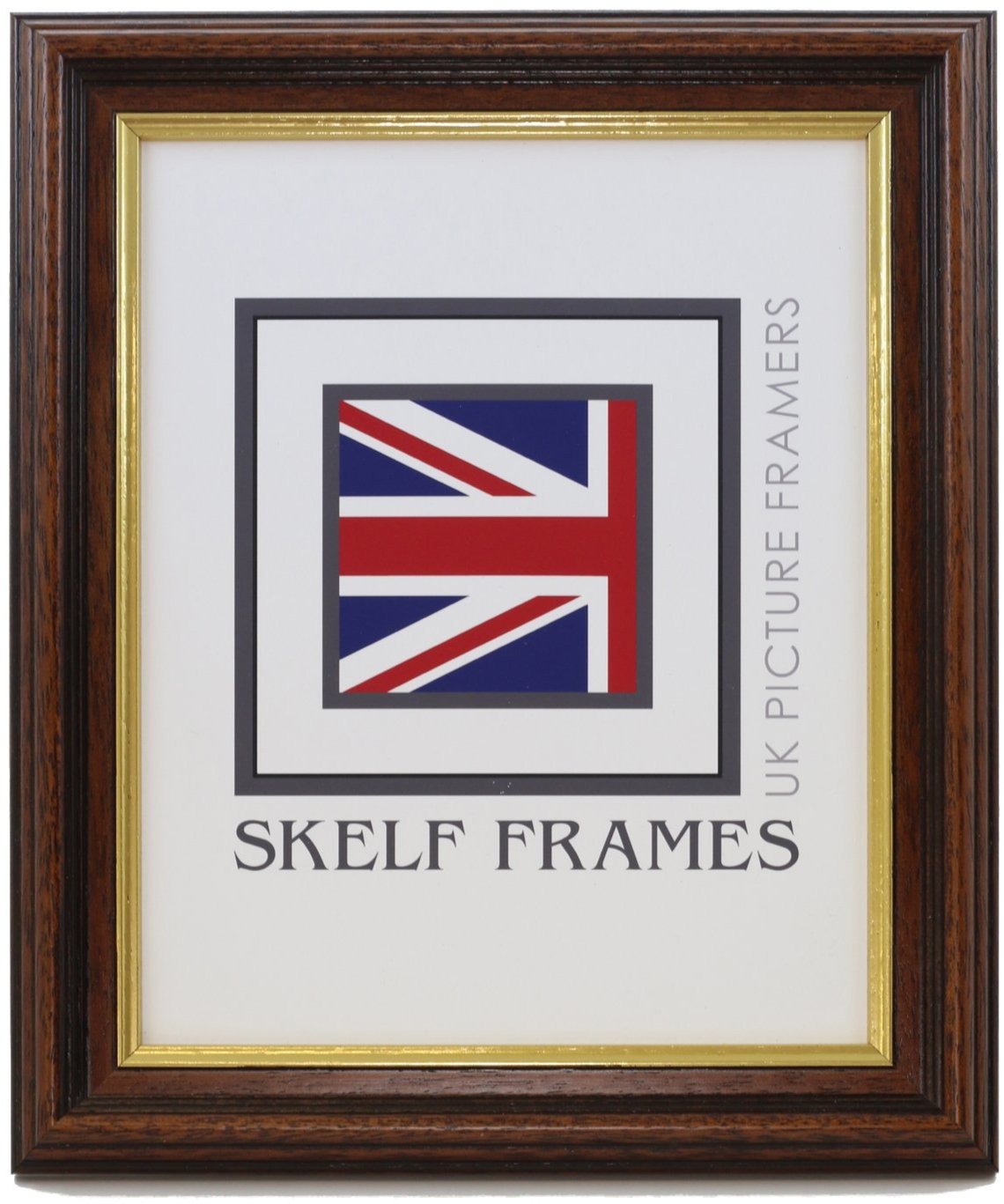 35mm Dark Wood Gold Inlay A1, A2, A3, A4 & A5 Size Frames