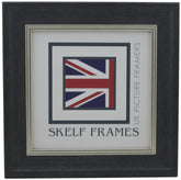 Dark Grey with Silver Inlay Cornwall - Square Frame