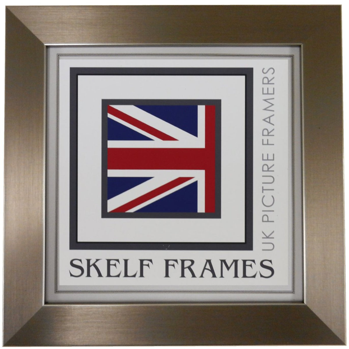 Brushed Pewter Square Frame