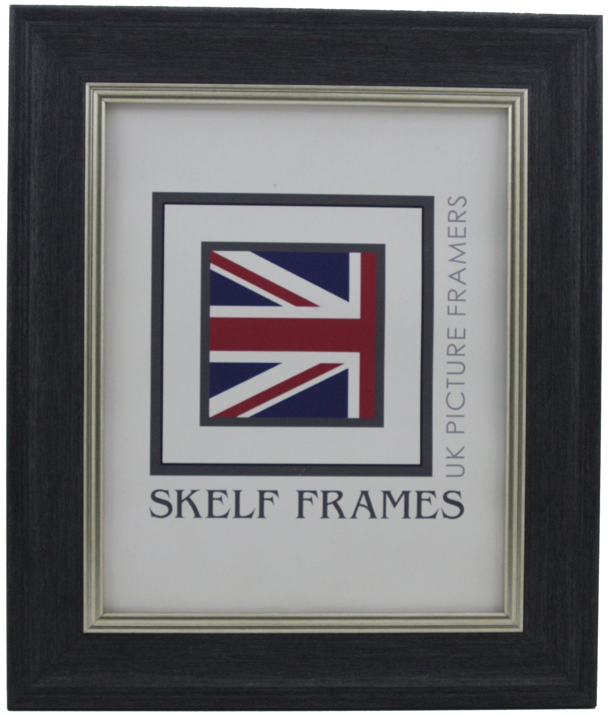 Dark Grey with Silver Inlay Cornwall Frame