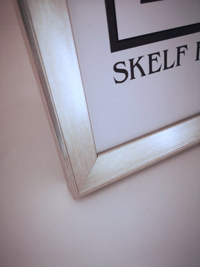 Bevelled Champagne Silver Frame